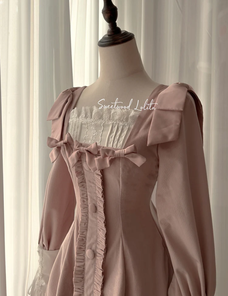 Annie's Gift - Elegant Velvet Lolita OP Dress - Image 23