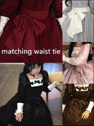 Annie's Gift - Elegant Velvet Lolita OP Dress - Image 32