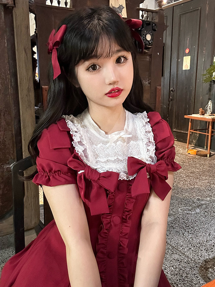Long Vesion Elegant and Vintage Lolita OP - Image 14