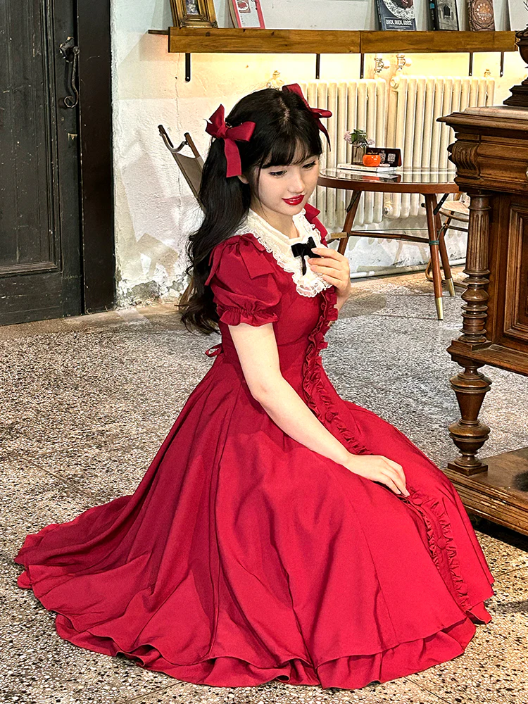 Long Vesion Elegant and Vintage Lolita OP - Image 15