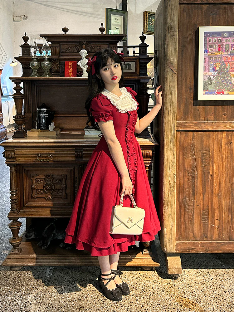 Long Vesion Elegant and Vintage Lolita OP - Image 16