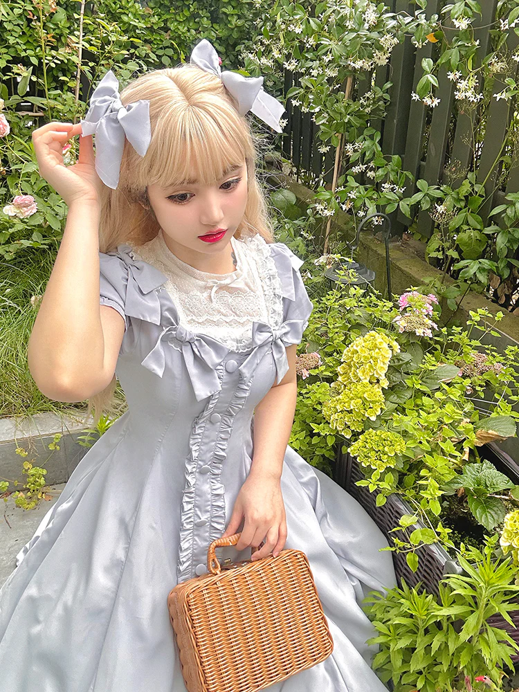 Long Vesion Elegant and Vintage Lolita OP - Image 21
