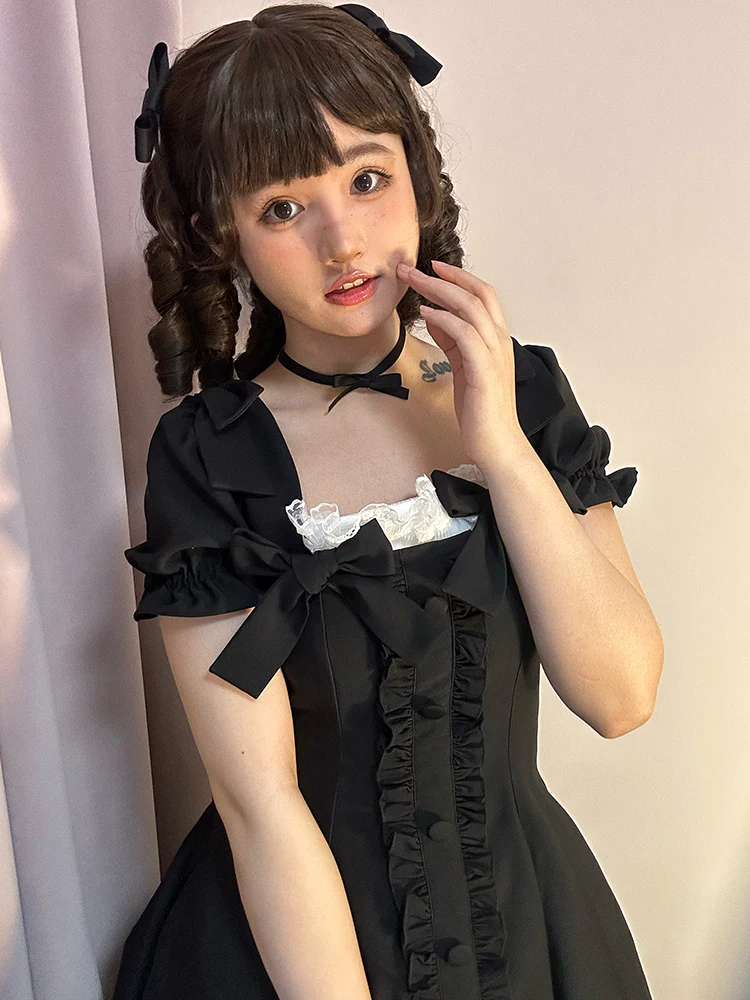 Long Vesion Elegant and Vintage Lolita OP - Image 25