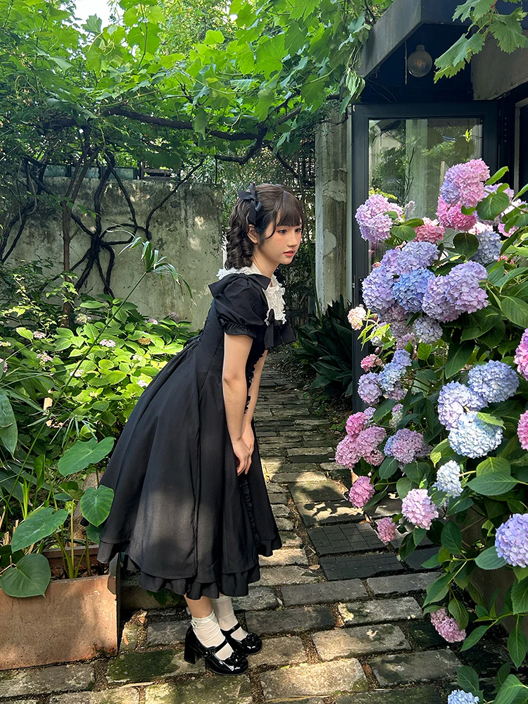 Long Vesion Elegant and Vintage Lolita OP - Image 26