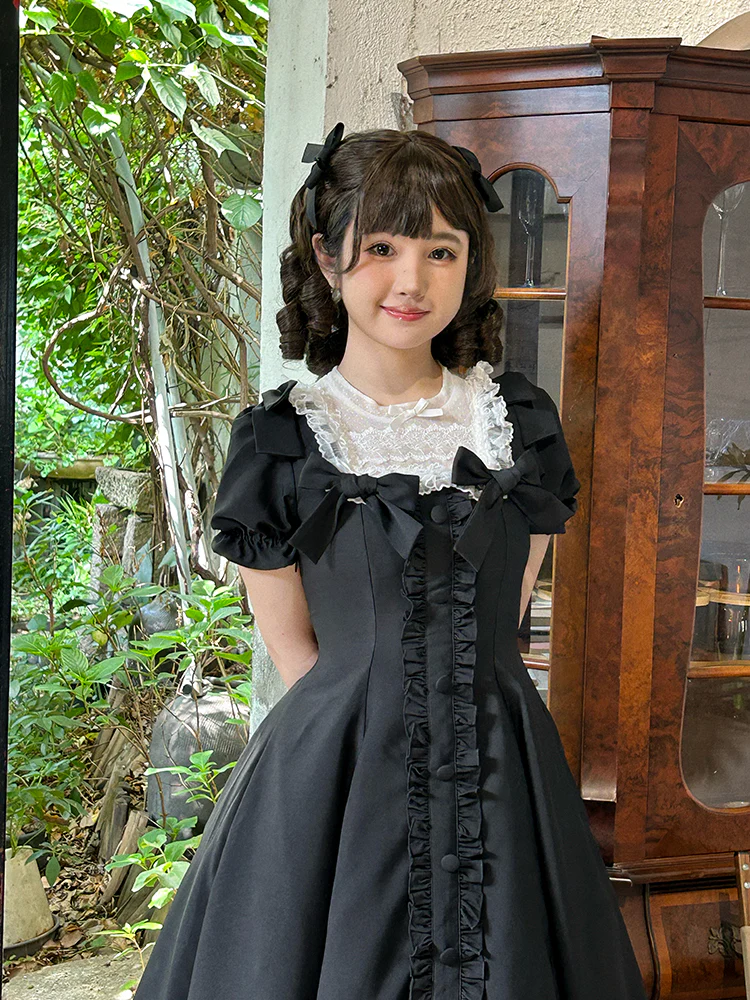 Long Vesion Elegant and Vintage Lolita OP - Image 28