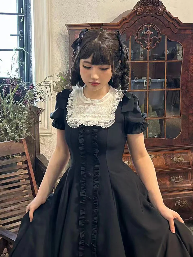 Long Vesion Elegant and Vintage Lolita OP - Image 30