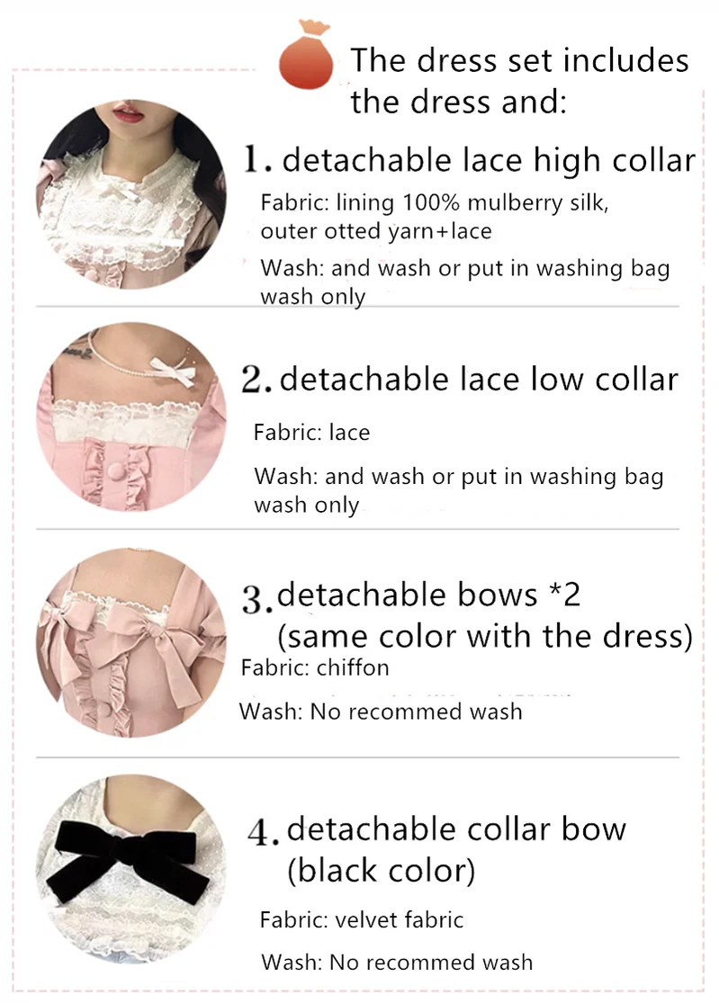 Long Vesion Elegant and Vintage Lolita OP - Image 32