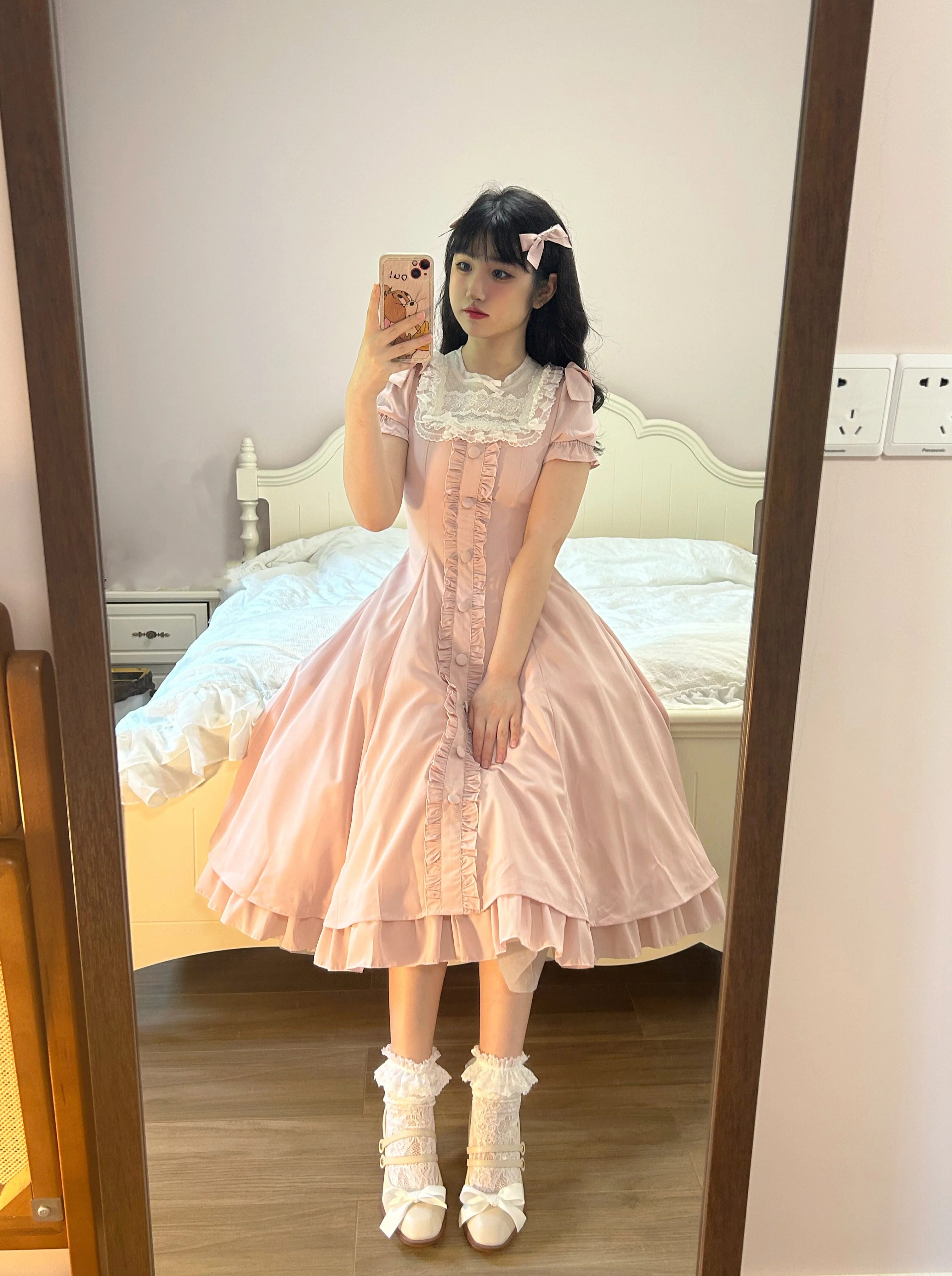 Long Vesion Elegant and Vintage Lolita OP - Image 6