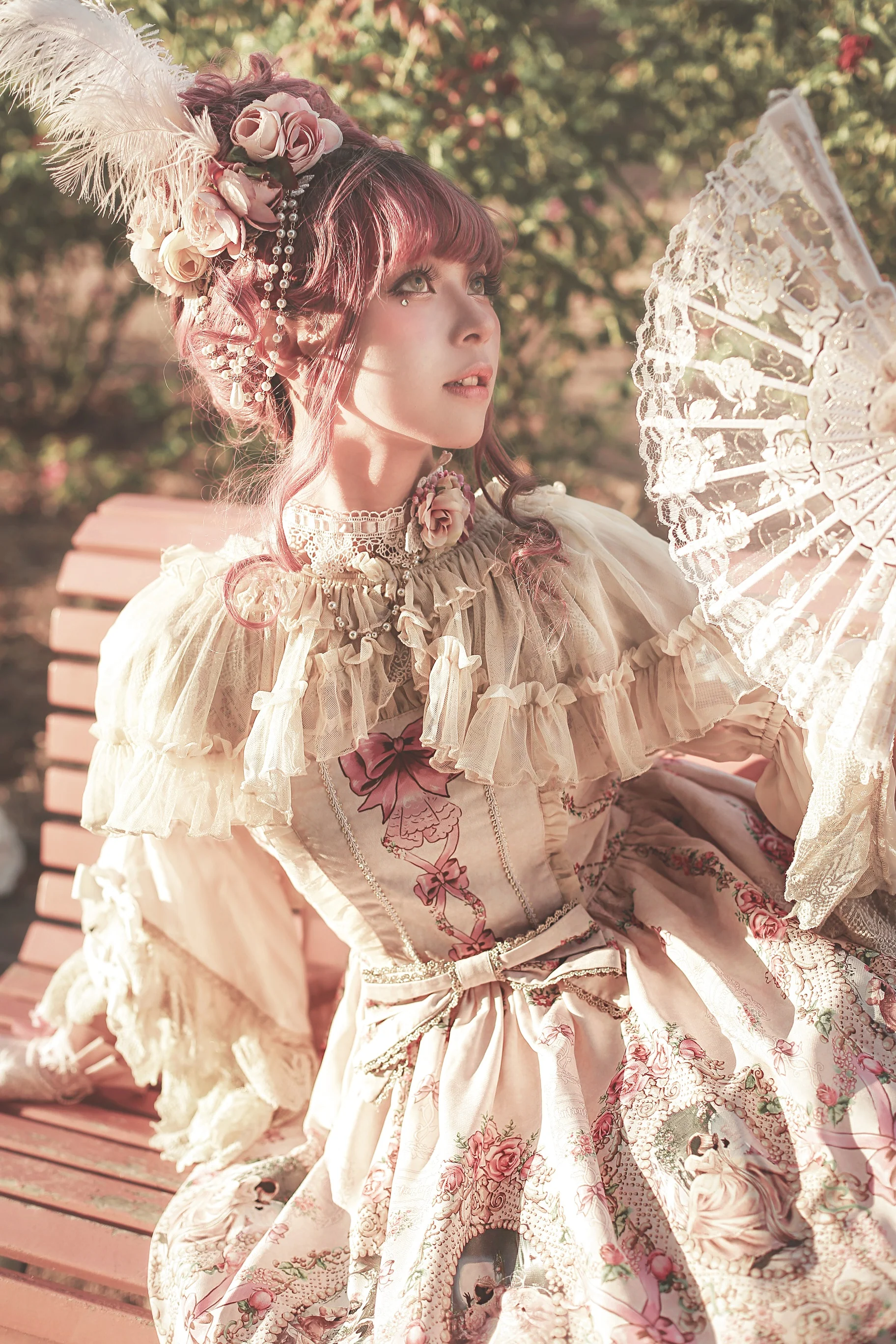 Fairytale Town Prom - Printed Tea Party Classic Lolita JSK Suit - Image 17