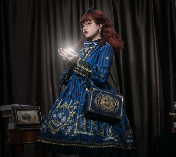 Morning Glory - The Star-Moon Grimoire - Sweet Lolita Crossbody Clamshell bag - Image 10
