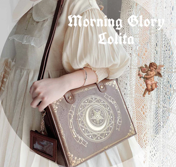 Morning Glory - The Star-Moon Grimoire - Sweet Lolita Crossbody Clamshell bag - Image 13