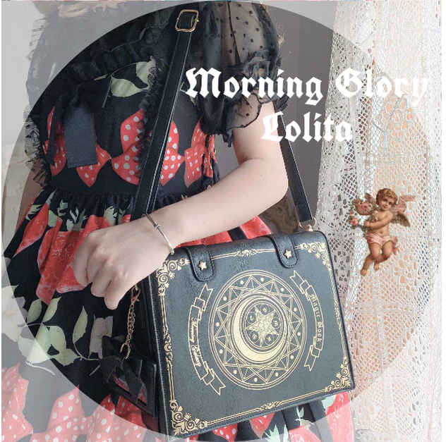 Morning Glory - The Star-Moon Grimoire - Sweet Lolita Crossbody Clamshell bag - Image 16