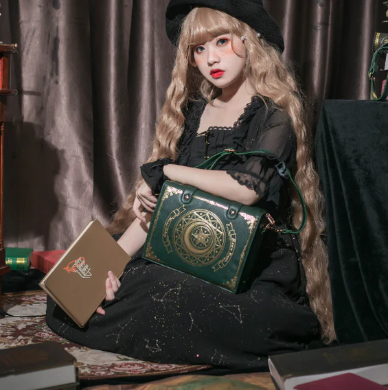 Morning Glory - The Star-Moon Grimoire - Sweet Lolita Crossbody Clamshell bag - Image 20