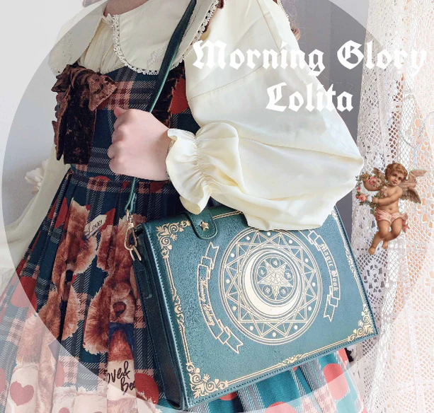 Morning Glory - The Star-Moon Grimoire - Sweet Lolita Crossbody Clamshell bag - Image 21