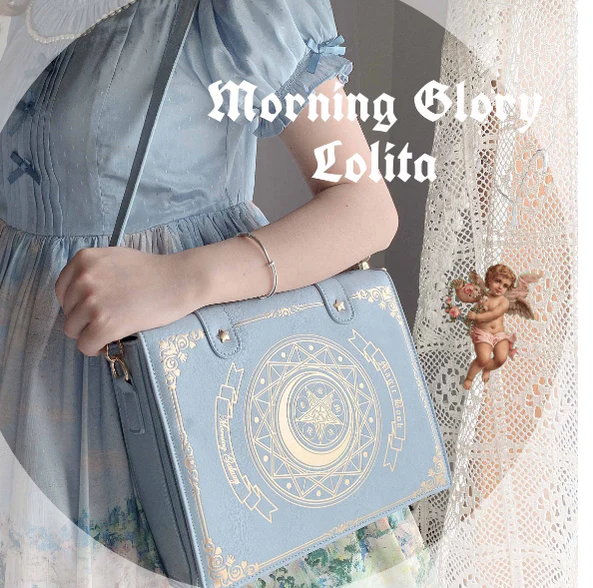Morning Glory - The Star-Moon Grimoire - Sweet Lolita Crossbody Clamshell bag - Image 22