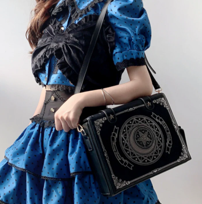 Morning Glory - The Star-Moon Grimoire - Sweet Lolita Crossbody Clamshell bag - Image 26