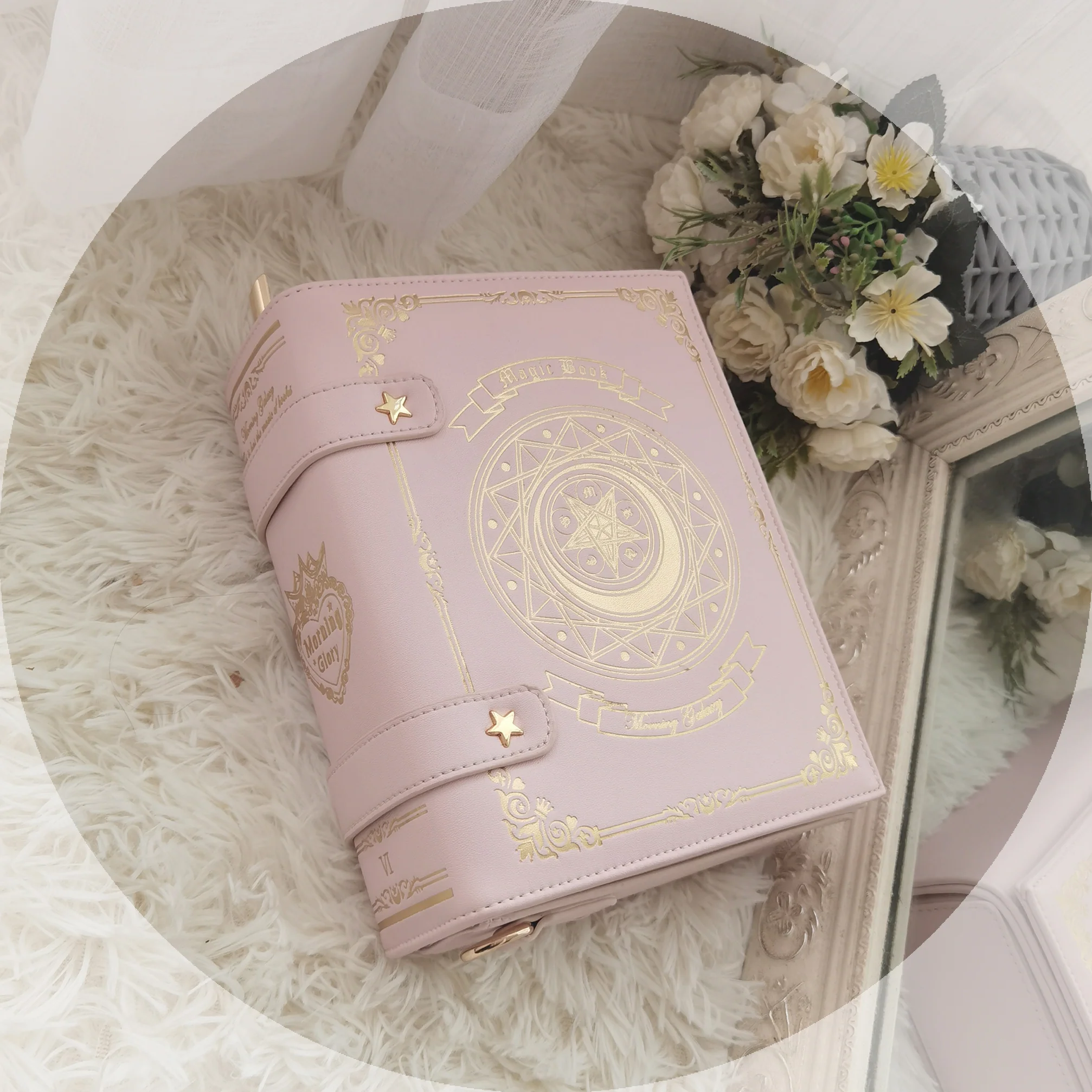 Morning Glory - The Star-Moon Grimoire - Sweet Lolita Crossbody Clamshell bag - Image 6