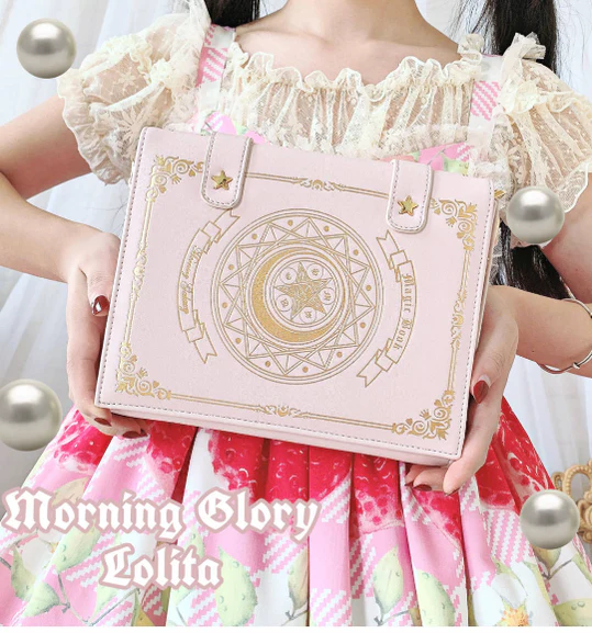 Morning Glory - The Star-Moon Grimoire - Sweet Lolita Crossbody Clamshell bag - Image 8