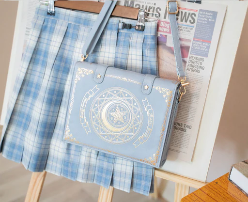 Morning Glory - The Star-Moon Grimoire - Sweet Lolita Crossbody Clamshell bag - Image 9