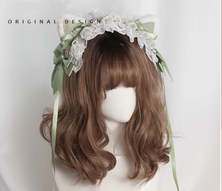 Their Past Decorations - Sweet Lolita Cat Ear Hairband - Image 18