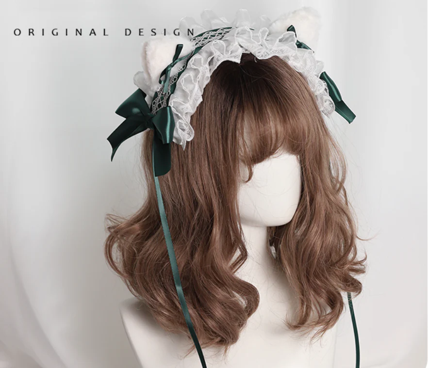 Their Past Decorations - Sweet Lolita Cat Ear Hairband - Image 21