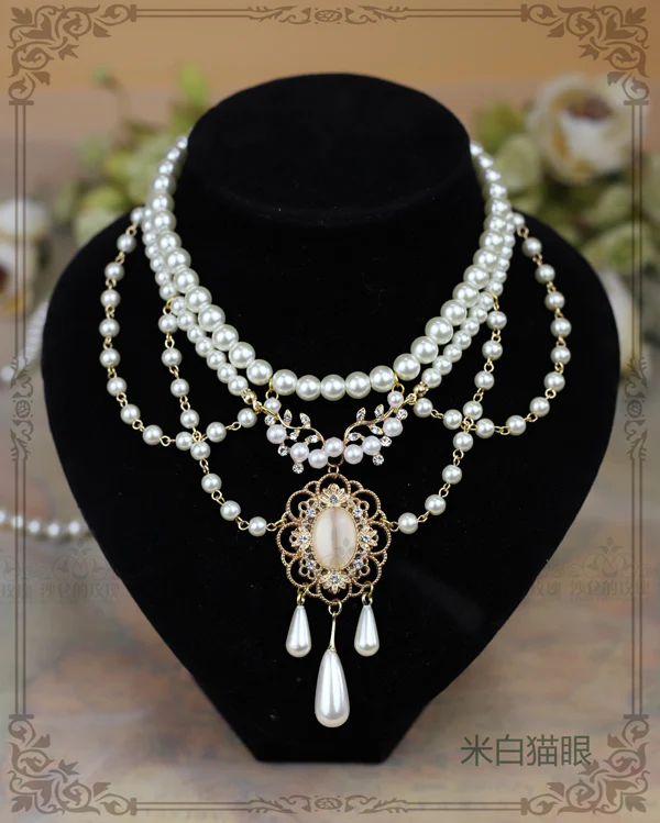 Theresa - Vintage Wedding Lolita Necklace - Image 10