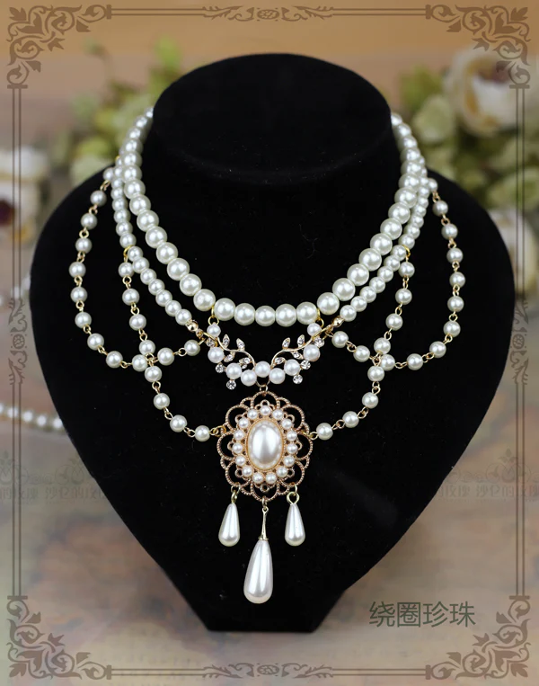 Theresa - Vintage Wedding Lolita Necklace - Image 11