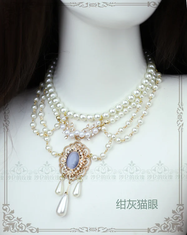 Theresa - Vintage Wedding Lolita Necklace - Image 14