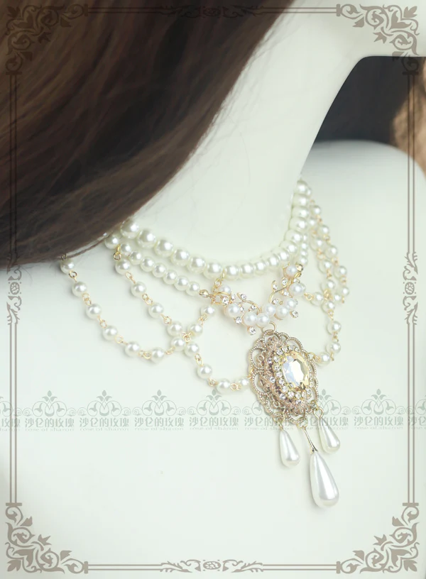 Theresa - Vintage Wedding Lolita Necklace - Image 28