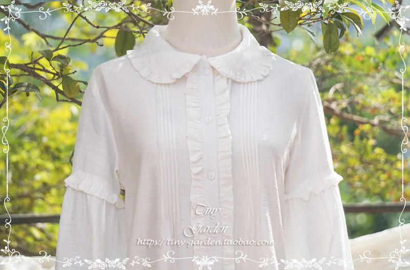 Ballade - Elegant Lolita Winter Doll Collar Shirt - Image 7