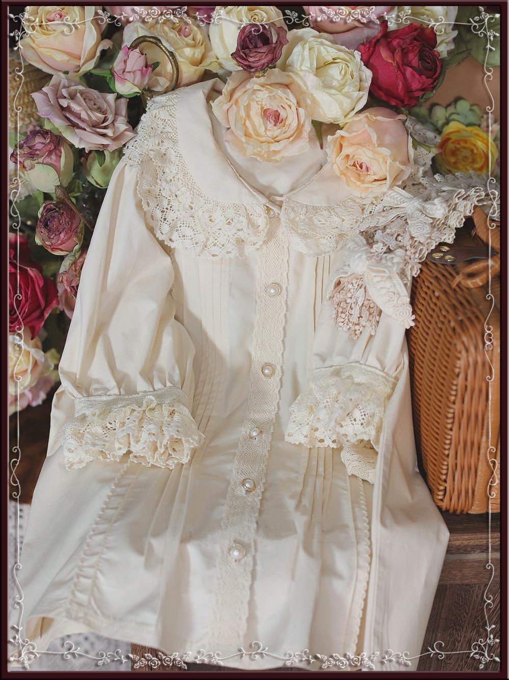 Antique Doll - Kawaii Cotton Lolita Blouse - Image 3