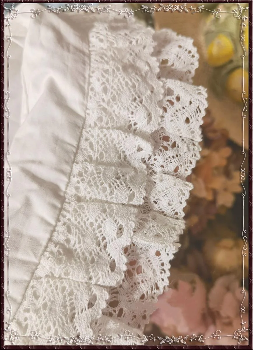 Cotton Retro Lace Lolita Blouse - Image 15