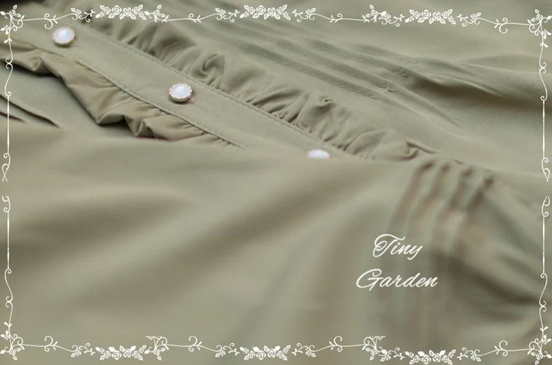 Tiny garden - Cute Lolita Blouse Long Sleeve Lolita Shirt - Image 12