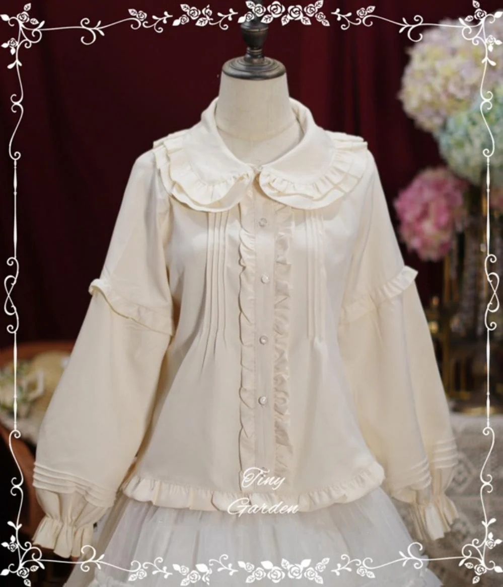 Tiny garden - Cute Lolita Blouse Long Sleeve Lolita Shirt - Image 5