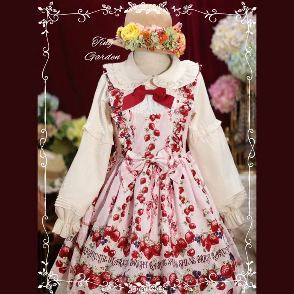 Tiny garden - Cute Lolita Blouse Long Sleeve Lolita Shirt - Image 6