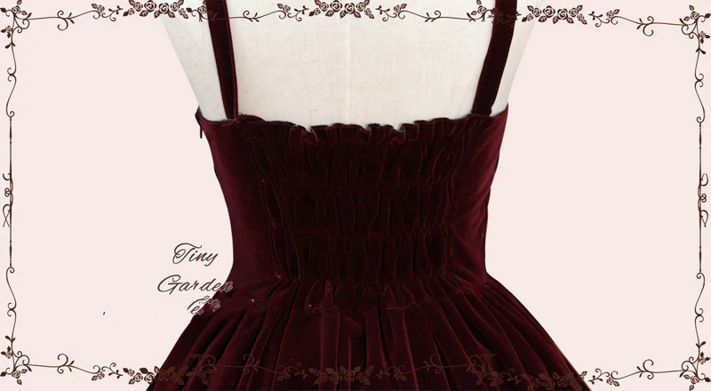 Garden Dance 2.0 - Elegant Lolita JSK Dress, Side Lace-Up - Image 15
