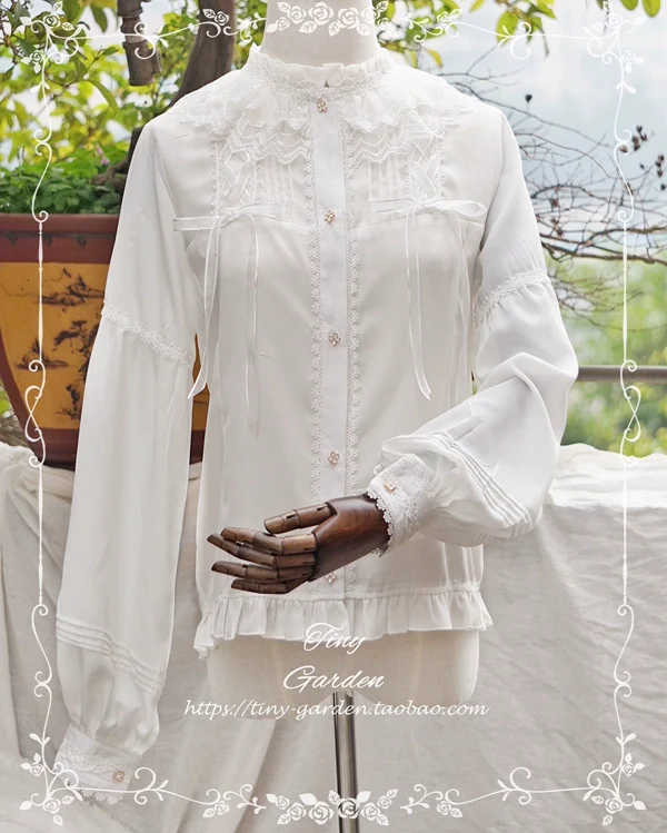 Honeycomb Sugar - Classical Lolita Shirt Chiffon Blouse