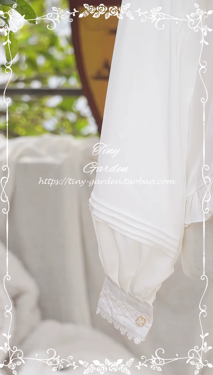 Honeycomb Sugar - Classical Lolita Shirt Chiffon Blouse - Image 13