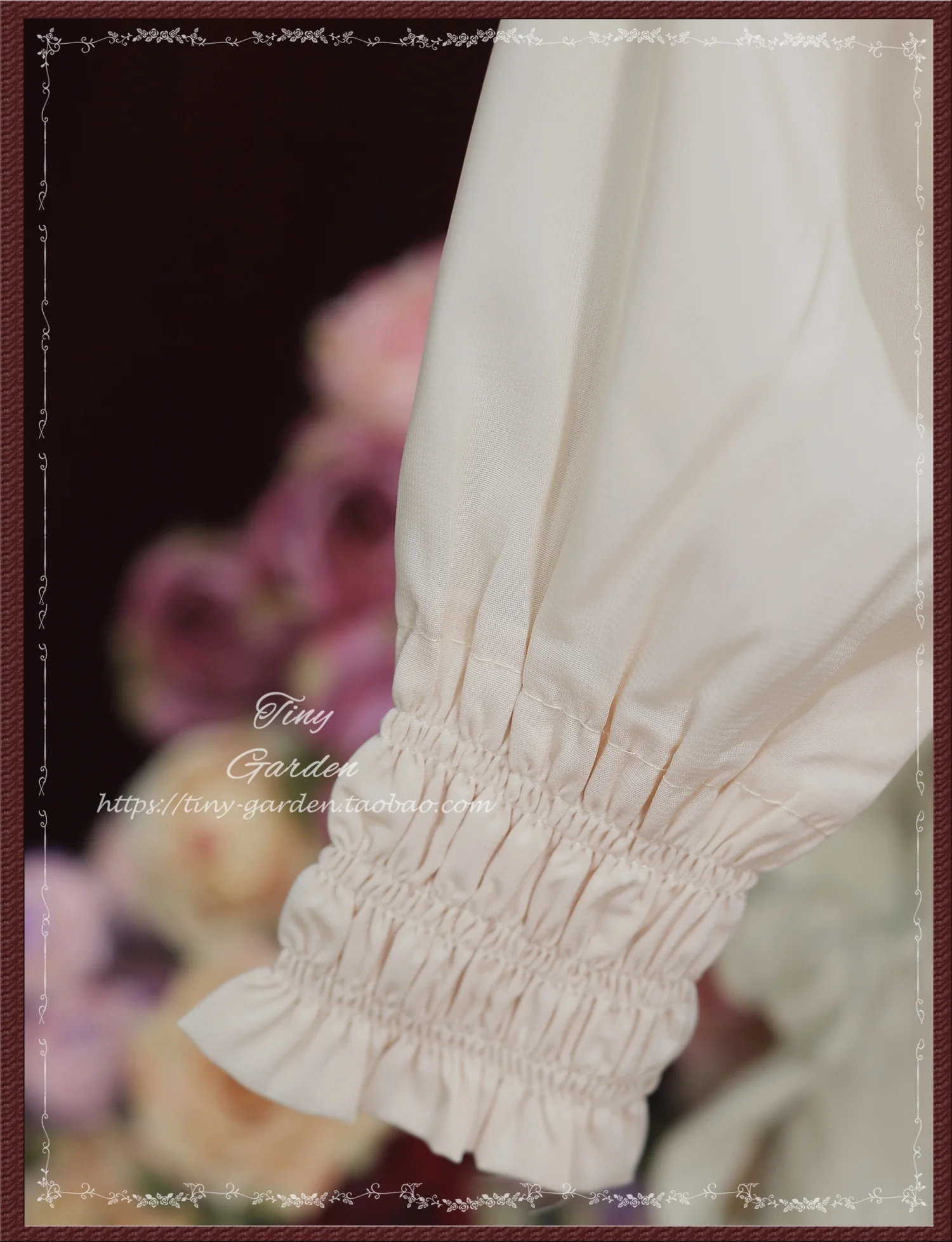 Memories - Cotton Lolita Lace Bow Tie Girls Blouse - Image 4