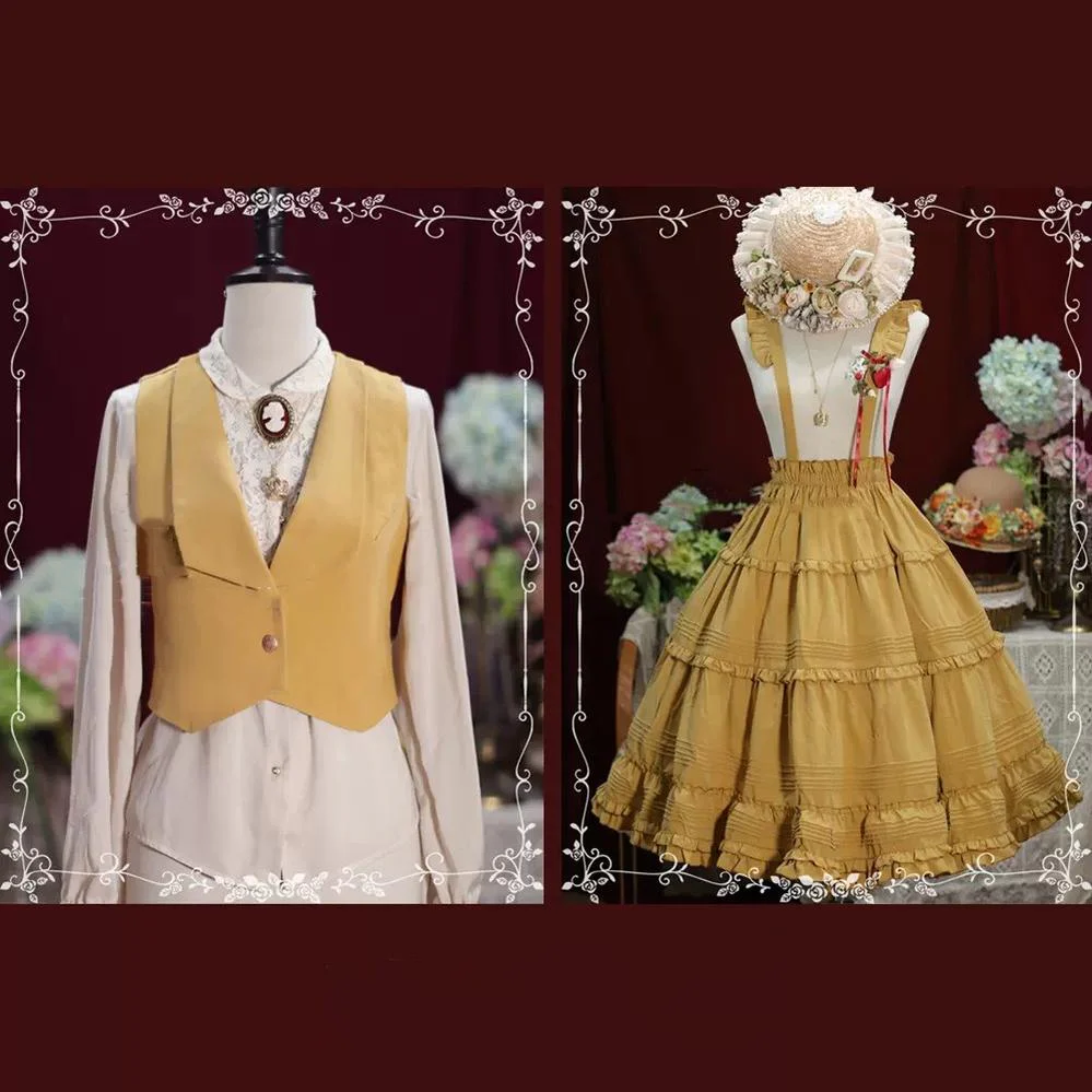 Old Love Songs - Lolita Elegant Vintage SK and Waistcoat - Image 12