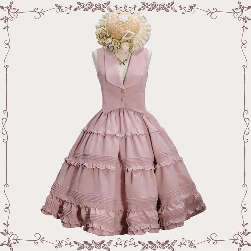 Old Love Songs - Lolita Elegant Vintage SK and Waistcoat - Image 25