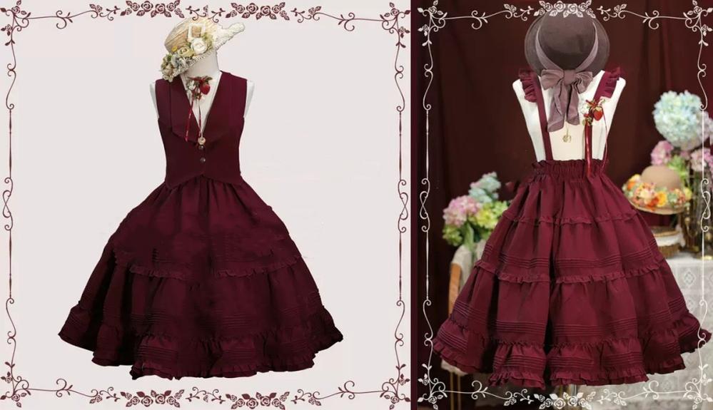 Old Love Songs - Lolita Elegant Vintage SK and Waistcoat - Image 32