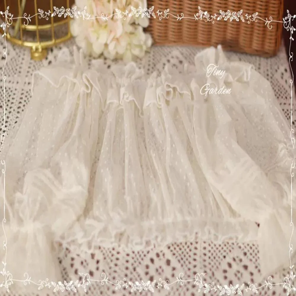 Sweet Dots Retro Lolita Summer Blouse - Image 12