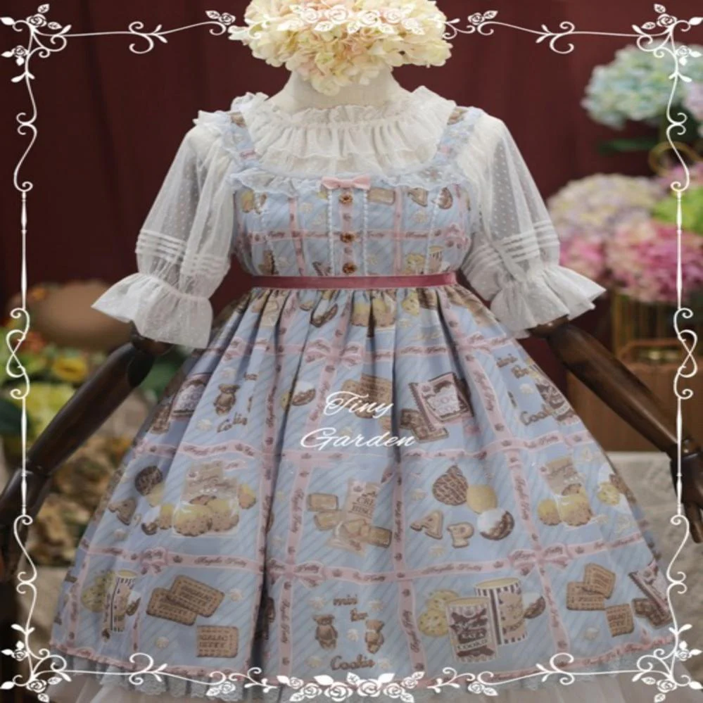 Sweet Dots Retro Lolita Summer Blouse - Image 6