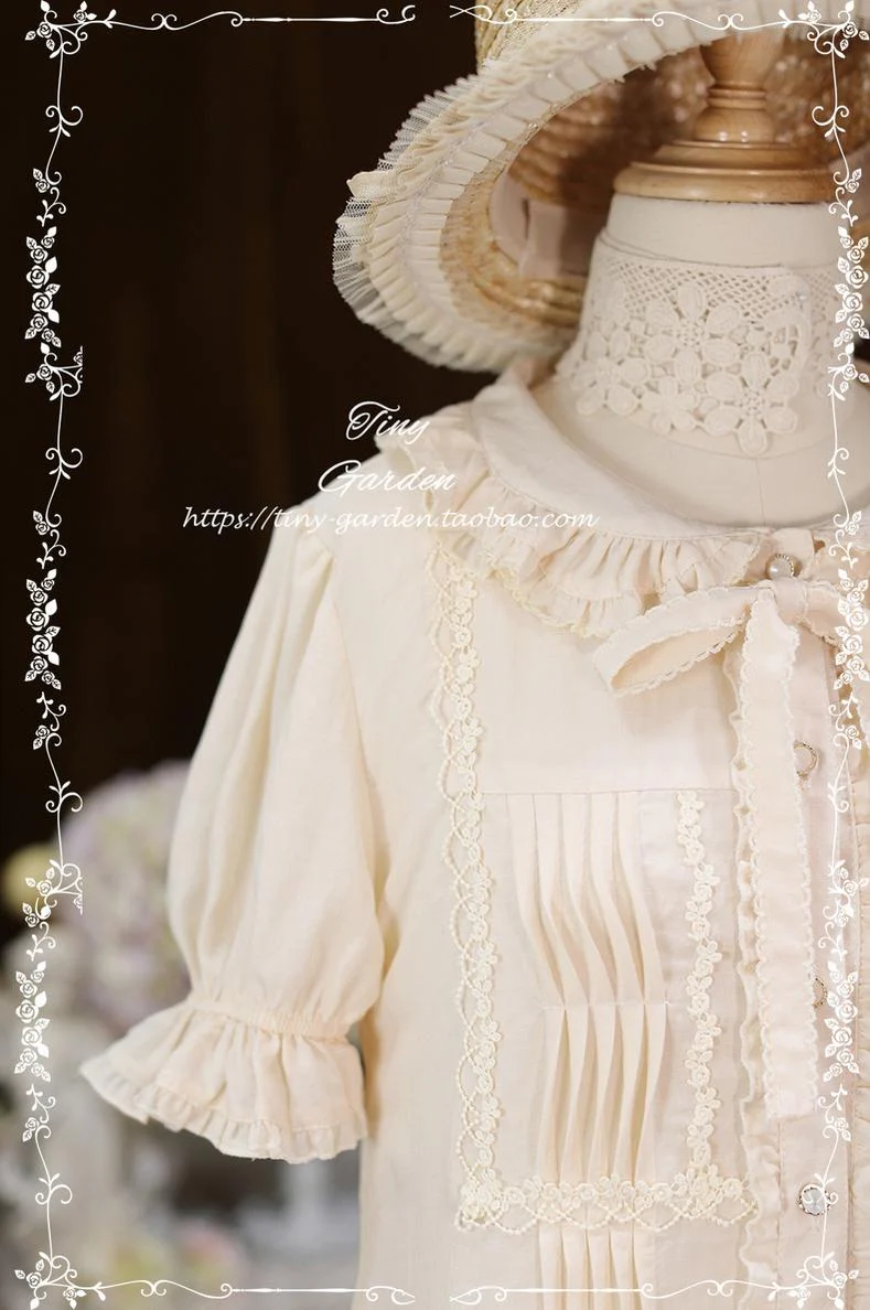 Swallowtail Butterfly - Elegant Lolita Bow Tie Blouse - Image 6
