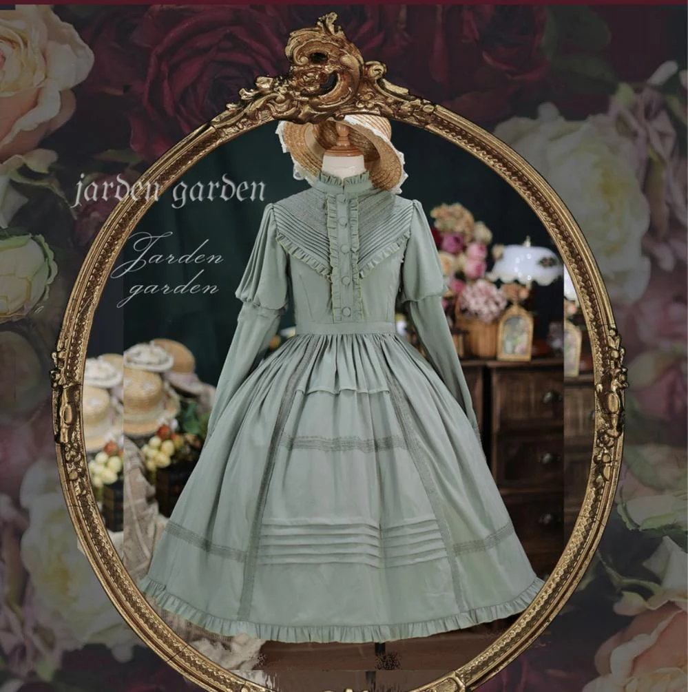 The Black Forest - Classic Lolita Stand Collar Dress OP - Image 14