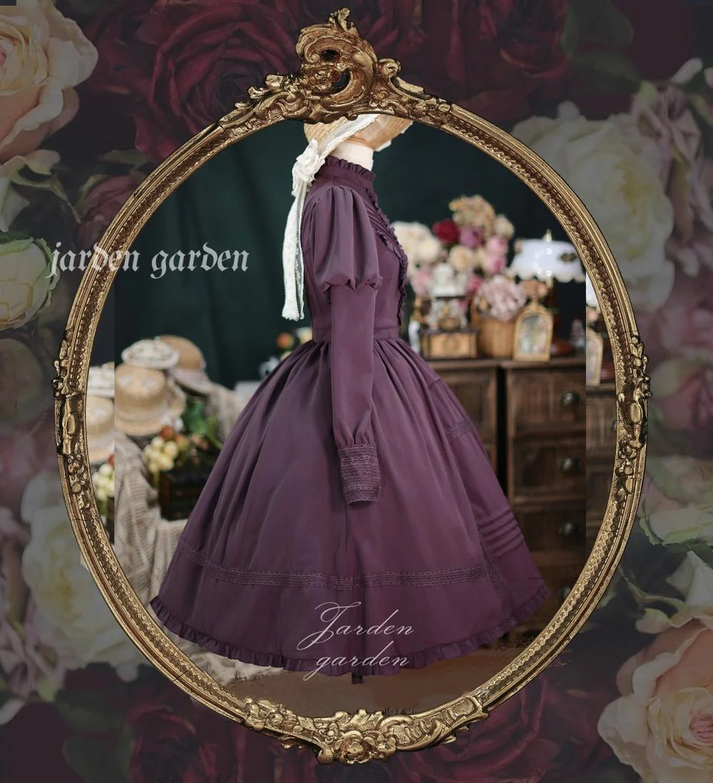 The Black Forest - Classic Lolita Stand Collar Dress OP - Image 22