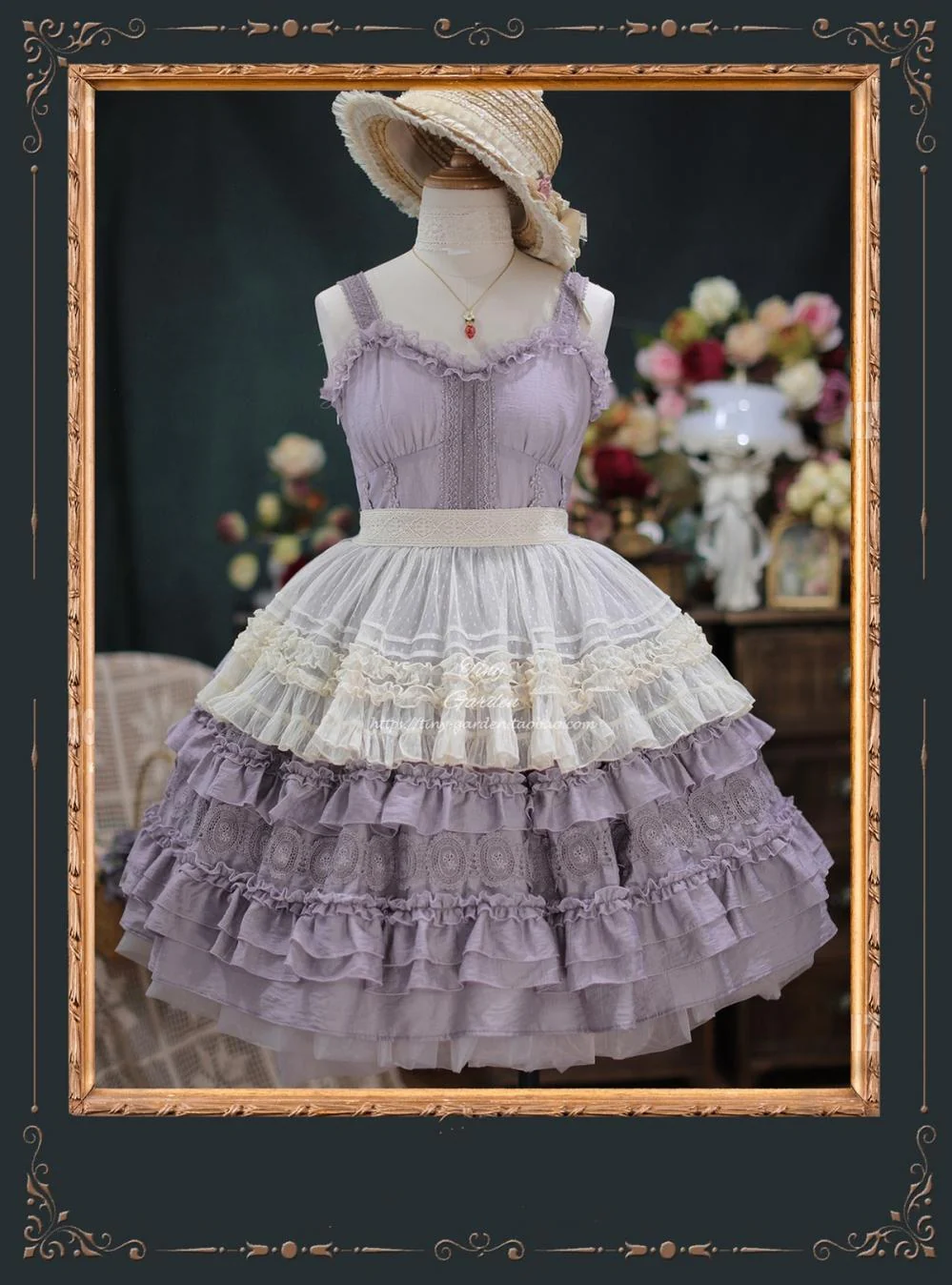 Tiny garden - Dream Bouquet - Elegant French Vintage Lolita JSK - Image 7