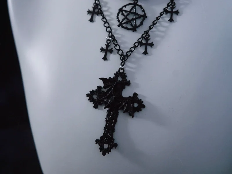 Strange Sugar - Triple Layer Gothic Lolita Necklace - Image 4