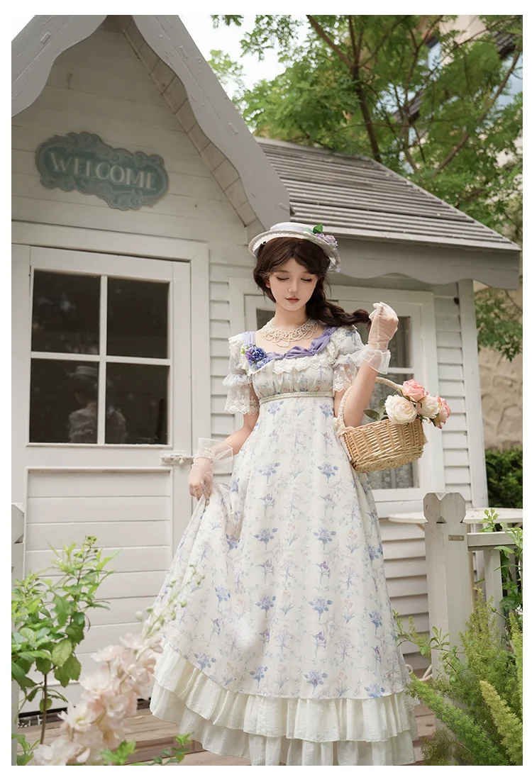 With PUJI - Iris Secret - Twins Lolita Summer Dress, Empire OP, Bodice JSK - Image 19